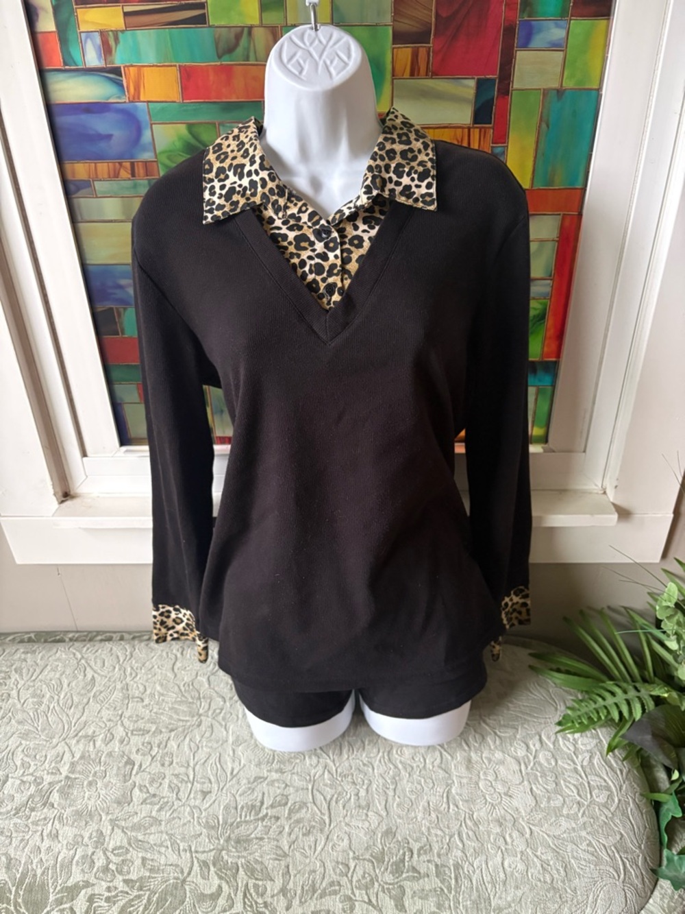 Leopard Print Sweater